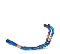 DZNEFYUP Silencieux Échappement Moto pour Y&amaha YZF MT03 R25 R3 2015-2021 Slip on Moto Échappement Système Complet Tuyau Intermédiaire(B)
