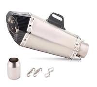 DZNEFYUP Silencieux Échappement Moto pour Z400 Z900 Z800 Z750 pour Ninja 650 51mm Tuyau Échappement Moto avec DB Killer(A1)