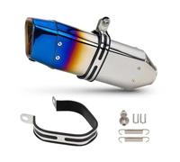DZNEFYUP Silencieux Échappement Moto pour ZX4R ZX6R pour Ninja 400 Z400 Z900 51mm Silencieux Échappement Moto avec DB Killer(1)