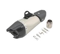 DZNEFYUP Silencieux Échappement Moto pour ZX6R pour Ninja 250 Z900 Z 900 51MM Moto Tuyau Échappement Silencieux Escape(D)