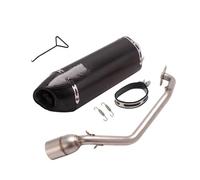 DZNEFYUP Silencieux Échappement Moto Silencieux De Tuyau De Liaison Avant Échappement Complet De Moto pour PCX 125 150 PCX125 PCX150 2021-2022(E)