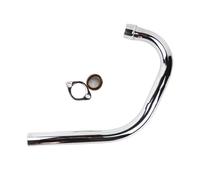 DZNEFYUP Silencieux Échappement Moto Silencieux Échappement De Moto Tuyau Avant pour CG 125 WY 125 CG125 WY125