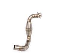 DZNEFYUP Silencieux Échappement Moto Tuyau De Liaison Centrale De Moto Glisser sur Le Tuyau Échappement pour B&MW G310R GS(02)