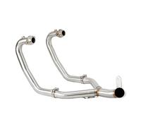 DZNEFYUP Silencieux Échappement Moto Tuyau De Liaison Échappement Moto pour Moto Guzzi V85TT 2021 2022 2023 V85 TT pour Euro 5 V85