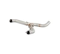 DZNEFYUP Silencieux Échappement Moto Tuyau Liaison Silencieux Échappement Moto pour B&MW R1150R R1150GS ADV R850R 1999-2007