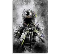 DZOEU Kit de broderie diamant 5D à faire soi-même, motif Valentino Rossi et image, moderne, 50 x 60 cm