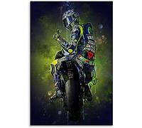DZOEU Kit de broderie diamant 5D Valentino Rossi 2017, 50 x 60 cm