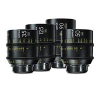 DZOFILM Cine Lens Vespid Prime 4-Lens Kit (25/75/100 T2.1 + Macro 90 T2.8) Metric