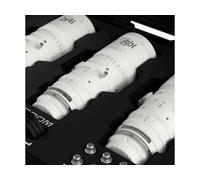 DZOFILM set Catta Zoom FF 18-35mm + 35-80mm + 70-135mm T2.9 monture Sony E objectif vidéo blanc + Garantie 5 Ans