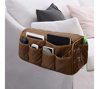 DZOZO Organiseur d'accoudoir de canapé à suspendre - Sac de rangement pour télécommande TV - Sac de rangement pour accoudoir de canapé
