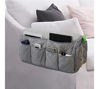 DZOZO Organiseur d'accoudoir de canapé à suspendre - Sac de rangement pour télécommande TV - Sac de rangement pour accoudoir de canapé