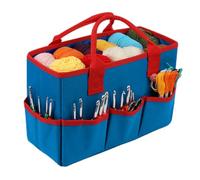 DZOZO Organiseur de bureau pour dossiers d'art, scrapbooking, fournitures artisanales, outils, sac fourre-tout multi-poches, sac fourre-tout pour loisirs créatifs