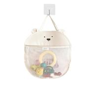 DZOZO Organiseur de rangement pour jouets de bain pour bébé - Filet de rangement avec ventouse - Support de jouets de bain à suspendre - Sac de rangement en maille filet pour jouets de bain