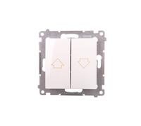 Simon 54 bouton store simple 16A 250V blanc DZP1A.01/11