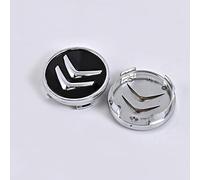 DZPFDC 4 Pièces Cache-moyeux pour Citroen Jumpy III/3 XL 2016-2025, Enjoliveurs de Voiture avec Logo,Enjoliveurs de Roue,Enjoliveurs de Jante,Enjoliveurs,A