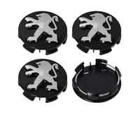 DZPFDC 4 Pièces Cache-moyeux pour Peugeot Expert 3 (III) V I 2016-2025, Enjoliveurs de Voiture avec Logo,Enjoliveurs de Roue,Enjoliveurs de Jante,Enjoliveurs,A