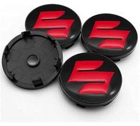 DZPFDC 4 Pièces Cache-moyeux pour Suzuki Vitara 60MM,Cache Moyeu Centre De Roue,Capuchons de Moyeu de Roue,Capuchons de Moyeu Central, Accessoires Voitures,B