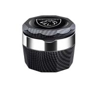 DZPFDC Cendrier Voiture pour Peugeot 308 III,Portable Cendrier en Acier Inoxydable,Cendriers de Voiture avec Couvercle,Cendriers,Cendrier de Voiture Portable,Black-2