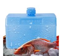 DzpKrka Bloc de glace pour refroidisseur - Dispositif de refroidissement intérieur | Bloc de glace portable et imperméable pour voyages, fêtes, camping-cars, pique-niques, voyages sur route, école,
