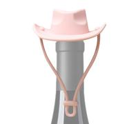 DzpKrka Bouchons de bouteille - Chapeau en silicone en forme de chapeau pour vin, accessoire réutilisable hermétique pour cuisine, réunions, barbecue, cadeaux, champagne, bière