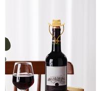 DzpKrka Bouchons de bouteille en silicone en forme de chapeau pour vin, accessoire réutilisable hermétique pour cuisine, barbecue, cadeaux champagne, bière