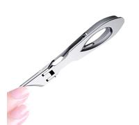 DzpKrka Coupe-ongles pour ongles épais avec design biseauté, outil de manucure avec ouverture large et poignée antidérapante pour voyage, salon, salle de bain