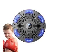 DzpKrka Machine de boxe musicale pour adultes, équipement d'exercice électronique mural, tapis de boxe pour adultes et , gym, maison, sport, intérieur, Noël