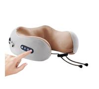 DzpKrka Oreiller de Massage Cervical,Oreiller en U à 3 Niveaux d'Intensité | Masseur Portatif de Cou et Dos | pour Hommes Femmes Mères Voyage Maison Bureau Voiture Travail Gym Télévision Repos au Lit