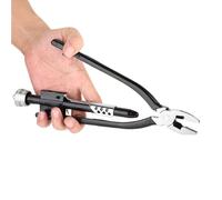 DzpKrka Pince pour tressage de fil | Outil de coupe portable de 15 et 23 cm - Jeu de pinces pour tressage de fil de sécurité, coupe et installation aéronefs véhicules automobiles