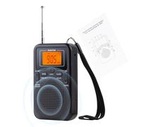 DzpKrka Radio De Poche À Pile, 125x58x18mm Petit Radio, Mini Portable, AM/FM De Poche avec Haut-Parleur Intégré, Batterie Am FM, Petit Transistor