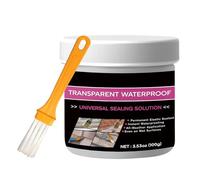 DzpKrka Scellant imperméable - Mastic de réparation invisible 100 g, colle pour toilettes à séchage rapide - Pour salle de bain, plafond, extérieur, cuisine, mur, carrelage, lavabo, fenêtre, sous-sol