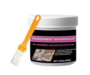 DzpKrka Scellant imperméable - Mastic de réparation invisible 100 g, colle pour toilettes à séchage rapide - Pour salle de bain, plafond, extérieur, cuisine, mur, carrelage, lavabo, fenêtre, sous-sol
