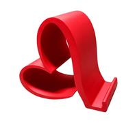 DzpKrka Support de téléphone portable avec impression 3D en forme de cœur, impression 3D, stable, antidérapant, décoration de bureau pour bureau, salle à manger, étude, cuisine et maison