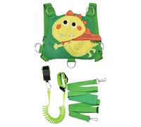 DzpKrka Système Anti-Fugue Pour Enfant - Laisse De Rétention Souple Avec Double Attache, Harnais De Marche Pour Tout-Petits - Idéal Pour Courses, Jardins Et Zones Animées