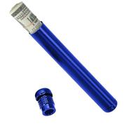 DzpKrka Tube De Rangement Voyage, Organisateur de Voyage Conteneur en Tube Métallique, Boîtier à Pilules Hermétique Étanche Format Poche pour Concert Camping Randonnée Pique-nique