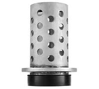 DZQ Flasque perforée moulée sous vide en acier inoxydable avec bride murale (6,3 x 12,7 cm)