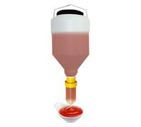 dzqad Bouteille à Sauce de Cuisine - Distributeur Montable Au Mur - Accessoire De Cuisine Rechargeable 3.5L Pour Contrôle Des Portions Mayonnaise Sirop Ketchup Vinaigrette Huile