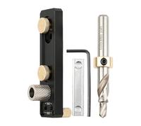 dzqad Gabarit Guide De Perçage - Outils Portables Robuste De Précision | Outils Guide Mèche Gabarit Trou Cheville,Pour Travail Bois Menuiserie Fabrication Meubles Raccordement Tuyaux Bricolage