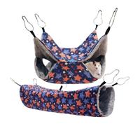 dzqad Hamac pour Chinchilla - Paire De Lits Hamster - Lit Douillet pour Repos Sommeil et Enrichissement pour Petites Races comme Hérisson et Autres Nac pour Maison Salon et Aire de Jeu,Espace de Repos