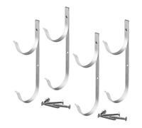 dzqad Support pour Filet de Piscine,Crochet pour Tuyau de Piscine en d'Aluminium - Organisateur de Bord de pour Perches Télescopiques Épuisettes Racleurs