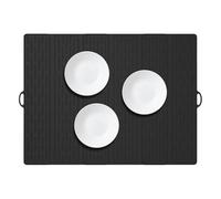 dzqad Tapis de Séchage pour Vaisselle,Séchoir à Vaisselle de Cuisine | Plateau Égouttoir Silicone Pliable Grand Format Accessoire de Drainage pour Verres Bouteilles Casseroles Légumes Fruits