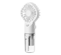 dzqad Ventilateur brumisateurs Portable - Rechargeable Par USB, Avec 4 Réglages De Vitesse Et Brume D'eau, Refroidisseur D'air Ventilateur De Poche, Pour Voyage, Extérieur, Maquillage, Cadeau D'été
