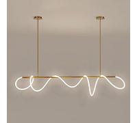 DZQWLL Luminaire Suspendu LED en Spirale, Lampe Suspendue LED Moderne, Lampe Suspendue à Hauteur réglable, luminaire Suspendu LED pour îlot de Cuisine, Salle à Manger, Chambre à Coucher