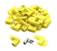 DZS Elec Lot de 30 connecteurs A.W.G. 12-10 24 A 12v entièrement isolés cosse électrique à déconnexion rapide pour câble électrique femelle en nylon