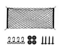 DZSCHUNLUSM Couvre-tonneau pour Captur 2020-2024 Coffre Coffre Voiture Sac Rangement en Maille Noire Sac Rangement Arrière Cargo Cache-Bagages Housse(110x40cm)