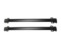 DZSCHUNLUSM Galeries de Toit pour Jeep pour Compass 2011-2016 2 Pièces Barres Transversales Toit Voiture Noires avec Barres Latérales Verticales Porte-Bagages de Voiture