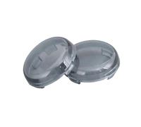 DZSCHUNLUSM Phares avant moto Pour Dyna Pour Softail Pour Sportster XL883 XL1200 1990-2015 Cache-clignotant Moto Phare Led Moto(Smoke)