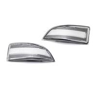 DZSDKHLFJ Clignotant Latéral Lot de 2 clignotants dynamiques à LED pour rétroviseur, pour Grand Scenic III, Megane MK3, Laguna III X91(Crystal)