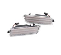DZSDKHLFJ Clignotant Latéral Pour VW R32 Pour GTI Pour Jetta Pour Rabbit Clignotant Dynamique Lampe LED Indicateur Position Latérale(Crystal)