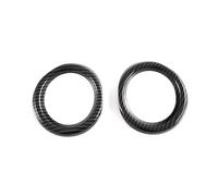 DZSDKHLFJ Remplace Feu Antibrouillard Cadre De Phare Antibrouillard En Fibre De Carbone ABS Pour Toyota Pour C-HR 2016 2017 2018, Garniture De Moulage Extérieur, Accessoire(Look de fibre de carbone)